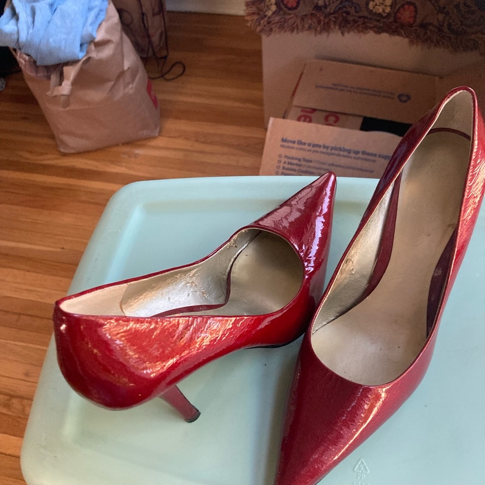 Chic Red Women's Heels